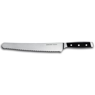 Brotmesser FELIX SOLINGEN "First Class", silber (silberfarben), Gesamtlänge 39cm Klingenlänge 26cm, X50 CrMoV15 Klingenstahl, Kochmesser, konkaver Wellenschliff, besonders lange Klinge Image