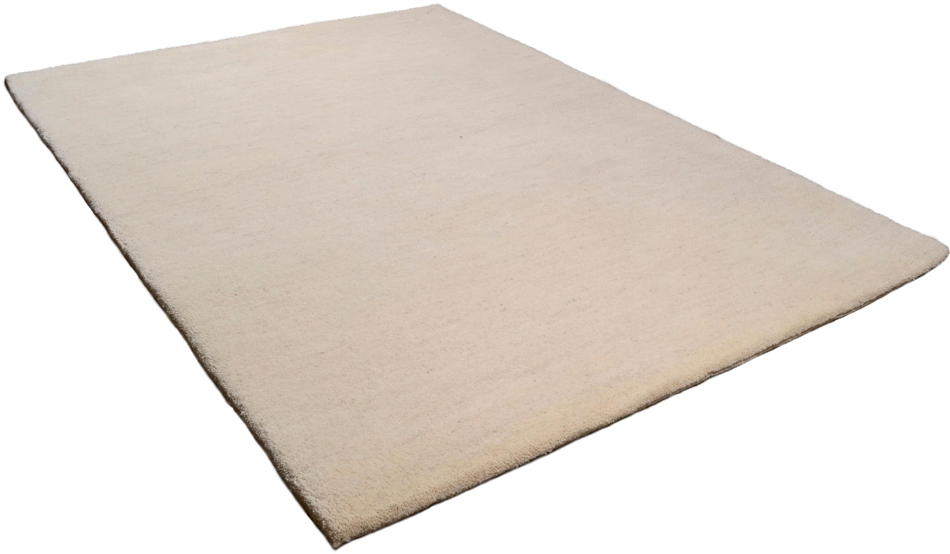 Wollteppich THEKO "Amravati" Gr. 32, beige (natur grau), B:140 H:28 L:200, Wolle, Teppiche, echter Berber Teppich, reine Wolle, handgeknüpft, auch als Läufer Image