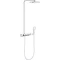 Duschsystem GROHE "Rainshower System SmartControl" Brausegarnituren weiß (moon white) Duschsysteme