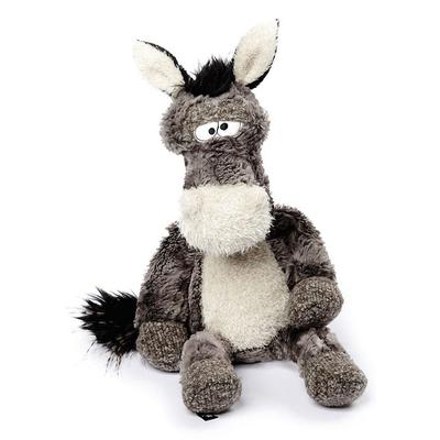 Kuscheltier SIGIKID "BeastsTown - Esel, Doodle Donkey", grau (grau, weiß), Plüschfiguren, KinderB:11cm H:38cm L:16cm, Plüsch, Polyester, Made in Europe, B:11cm H:38cm L:16cm