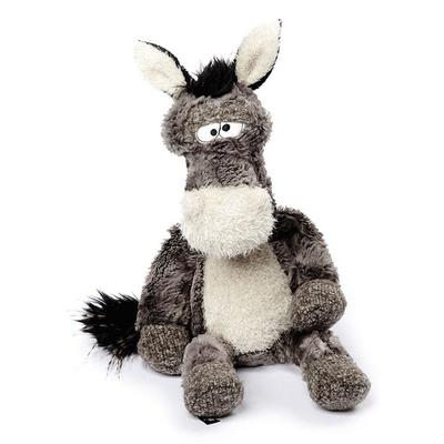 Kuscheltier SIGIKID "BeastsTown - Esel, Doodle Donkey" Plüschfiguren grau (grau/weiß) Kinder Made in Europe