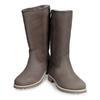 Winterstiefel PANAMA JACK "Bambina Igloo", Damen, Gr. 37, Normalschaft, grau, Nubukleder, unifarben, klassisch, Schuhe, mit Lammfellfutter