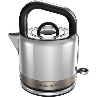 RUSSELL HOBBS Wasserkocher "Distinctions Titanium 26422-70", silber (edelstahl, titanium), B:19,1cm H:27,1cm T:26,1cm, Wasserkocher