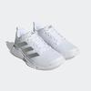Hallenschuh ADIDAS PERFORMANCE "COURT TEAM BOUNCE 2.0", Gr. 37, weiß (cloud weiß, silber metallic, grau one), Synthetik, Textil, sportlich, Schuhe, besonders geeignet für Handball
