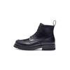 Schnürboots HENRY STEVENS "Harry NB Businesschuh", Herren, Gr. 42,5, schwarz, Leder, klassisch, Schuhe, Herren Schnürboots Leder handgefertigt, Lederboots