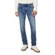 Slim-fit-Jeans MARC O'POLO DENIM "VIDAR" Gr. 34, Länge 32, blau (medium dark with high p) Herren Jeans Slim Fit