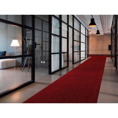 Läufer "MAGNUM, Made in Belgium", rot, B:200cm H:10,5mm L:850cm, Polypropylen (PP), PRIMAFLOR-IDEEN IN TEXTIL, Teppiche, Schmutzfangläufer, Schmutzfangläufer, Schmutzfangteppich, Schmutzmatte, rutschhemmend Image