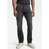 Straight-Jeans G-STAR "Mosa Straight", Herren, Gr. 36, Länge 32, schwarz (worn schwarz), Denim/Jeans, Obermaterial: 99% Baumwolle, 1% Elasthan, casual, straight fit, Jeans, mit hellen Nähten