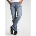 Slim-fit-Jeans LEE "Extrem Motion Slim" Gr. 38, Länge 32, blau (lenny) Herren Jeans Slim Fit