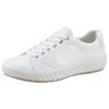 Sneaker ARA "AVIO", Damen, Gr. 4, weiß, Glattleder, sportlich, Schuhe, Slipper, Halbschuh, Freizeitschuh mit Wechselfußbett in G-Weite