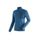 Funktionsshirt MAIER SPORTS "Skutvik M" Gr. 54, blau (aquablau) Herren Shirts Sport Midlayer-Jacke für Herren, ideal Ski-Touren