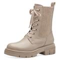 Schnürboots MARCO TOZZI Gr. 36, grau (taupe) Damen Schuhe Reißverschlussstiefeletten