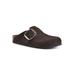 Women's Big Easy Mule by White Mountain in Brown Suede (Size 11 M)