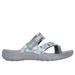 Skechers Women's Foamies: Reggae - Whimsical Sandals | Size 8.0 | Gray | Synthetic/Textile | Machine Washable