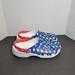 Disney Shoes | Crocs Disney Parks Mickey Mouse Americana Men's Size 11 | Color: Blue/White | Size: 11