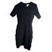 Kate Spade New York Dresses | Kate Spade New York Sweater Dress Womens S Black Short Sleeve Bodycon Knit | Color: Black | Size: S