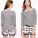 J. Crew Sweaters | J. Crew Womens Xs Gray Trompe L’oeil Merino Wool T | Color: Gray | Size: Xs