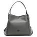 Coach Bags | Like-New Coach Edie Pebbled Lesther Shoulder Bag With Gunmetal Hardware | Color: Gray | Size: Os