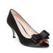 Kate Spade Shoes | Kate Spade Cecilia Black Bow Pumps 10m | Color: Black/Cream | Size: 10