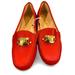 Kate Spade New York Shoes | Kate Spade New York Carmen Leather Slip-On Flat Loafer Women's Shoe Size 7.5b | Color: Red | Size: 7.5