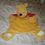 Disney Toys | Disney Winnie The Pooh Gund Lovey Security Blanket Tummy Time | Color: Red/Yellow | Size: Osbb