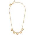 Kate Spade New York Jewelry | Kate Spade New York Women's Putting On The Ritz Row Necklace In Gold Tone | Color: Gold | Size: Os