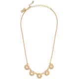 Kate Spade New York Jewelry | Kate Spade New York Women's Putting On The Ritz Row Necklace In Gold Tone | Color: Gold | Size: Os