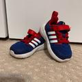 Adidas Shoes | Adidas Marvel Spiderman Baby Sneakers. Size 4. | Color: Blue/Red | Size: 4bb