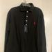 Polo By Ralph Lauren Shirts | Nwt Men’s Polo Ralph Lauren Long Sleeve Polo Shirt- Black L | Color: Black | Size: L