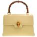 Gucci Bags | Gucci Bamboo Beige Leather Handbag (Pre-Owned) | Color: Cream | Size: Os