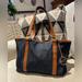 Michael Kors Bags | Euc Michael Kors Summer Navy/Luggage Tote | Color: Blue | Size: Os