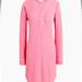 J. Crew Intimates & Sleepwear | J. Crew | Sleepwear | Women’s Brushed Waffle Henley Pajama Dress In Pink | Sm | Color: Pink/White | Size: S