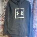 Under Armour Shirts & Tops | Gray Kids Under Armour Hoodie | Color: Gray/White | Size: Lb