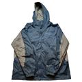 Columbia Jackets & Coats | Columbia Omni-Tech Jacket Mens 2xl Waterproof Hooded Blue Gray Outdoor Hiking | Color: Blue/Gray | Size: Xxl