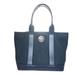 Michael Kors Bags | Michael Kors Canvas Trimmed With Leather Shopping Tote Bag Blue Med Sz~Mint!! | Color: Blue | Size: Os