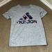 Adidas Shirts & Tops | Adidas Grey Shirt Size Youth Small | Color: Gray/Pink | Size: Sg