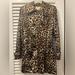 Michael Kors Jackets & Coats | Michael Kors Leopard Print Belted Peacoat | Color: Brown/Tan | Size: S