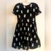 Disney Dresses | Disney Mickey Ghost Allover Print Dress Cakeworthy. Good Condition | Color: Black | Size: S