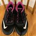 Nike Shoes | Nike Black With Pink Sneakers Size 7.5 | Color: Black/Pink | Size: 7.5