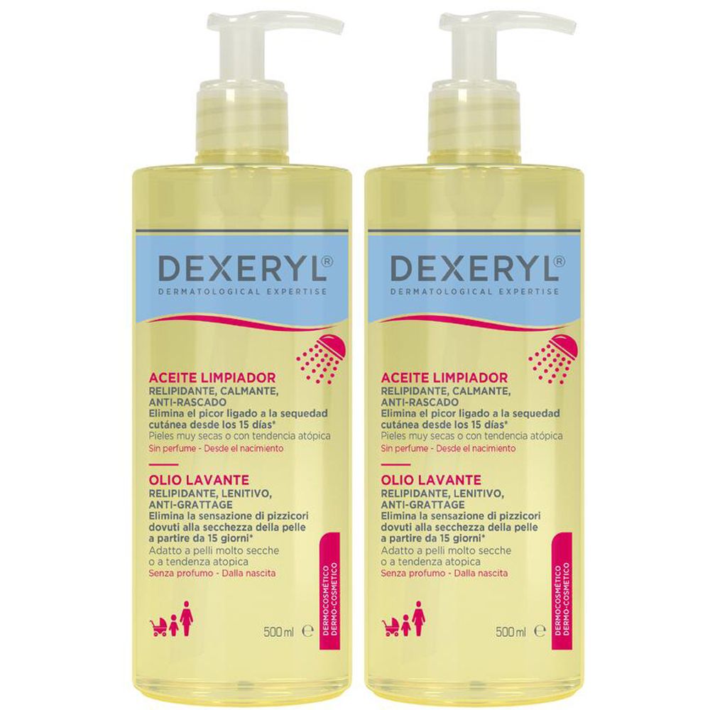 DEXERYL Olio Lavante Pelle Secca/Secca a Tendenza Atopica Viso e Corpo
