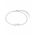 Silberarmband S.OLIVER "Infinity/Unendlichkeit, 2017243" Armbänder Gr. Silber 925 (Sterlingsilber), silberfarben (silber, 925, weiß) Damen Armbänder Silber