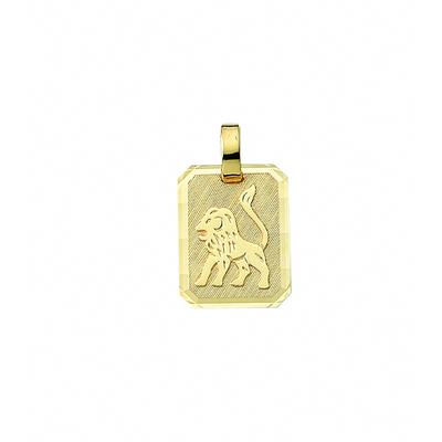 Ketten-Anhänger ADELIA´S "Damen & Herren 333 Gold Sternzeichen Anhänger Löwe", gold, Schmuckanhänger, Damen, Damen, Löwe, Gelbgold 333-Gold, Gelbgold 333, Gold, Goldschmuck für Damen & Herren Image