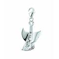 Charm-Einhänger ADELIA´S "925 Silber Charms Anhänger Engel" silberfarben (silber) Damen Charms Anhänger