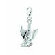 Charm-Einhänger ADELIA´S "925 Silber Charms Anhänger Engel" silberfarben (silber) Damen Charms Anhänger