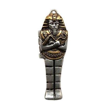 Amulett ADELIA´S "Anhänger Juwel des Atum Ra Talisman" Schmuckanhänger silberfarben (silber) Damen Amulette Mumienmedaillon - Für Schutz vor versteckter Gefahr