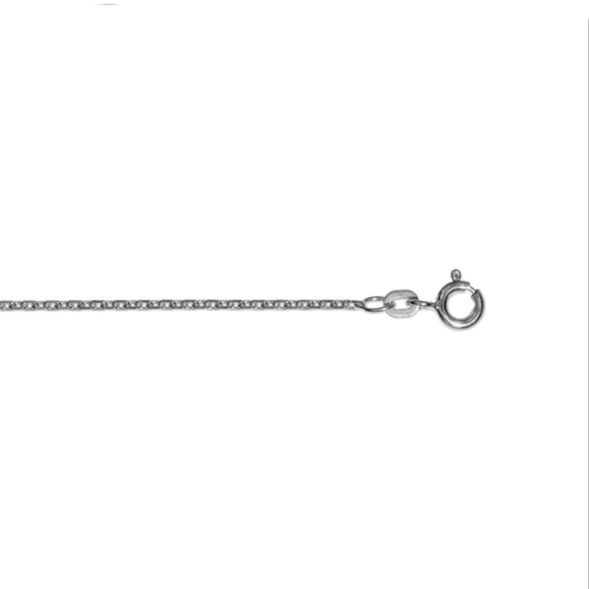 Goldkette ONE ELEMENT "Halskette Rundankerkette aus 585 Weißgold Ø 1,7 mm" Gr. 42, silber, Halsketten, Damen, 42, Gold Weißgold 585, Gold, Weißgold 585, Goldkette, Sorgfältig verarbeitet – langlebig & angenehm im Alltag