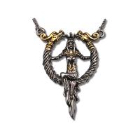 Amulett ADELIA´S Amulett Anhänger Schmuckanhänger Gr. keine ct, bunt Damen Amulette Königin Boudica's Halsring - Zuwendung und Schutz