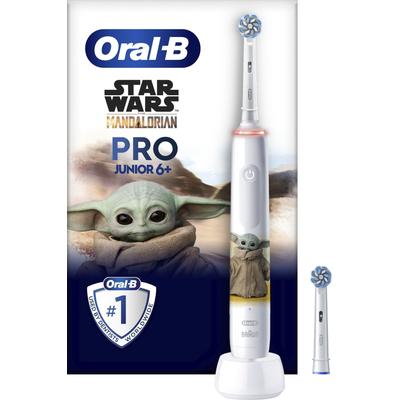 Elektrische Zahnbürste ORAL-B "Pro Junior" Elektrozahnbürsten weiß Drucksensor