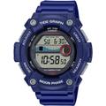 Chronograph CASIO COLLECTION "WS-1300H-2AVEF" Armbanduhren blau Herren Quarzuhren