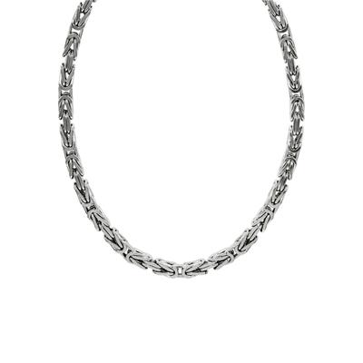 Kette ohne Anhänger FIRETTI "Schmuck Geschenk Silber 925 Halsschmuck Halskette Königskette" Gr. 55, silber (silberfarben), Halsketten, Herren, 55, Silber 925 (Sterlingsilber), B: 5mm, Made in Germany, B:5mm Image